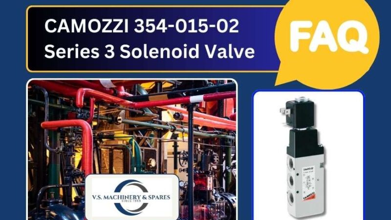 CAMOZZI 354-015-02 Series 3 Solenoid Valve Banner