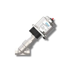 Uflow Angle Seat Valve with Steel Actuator Operator NC-NO