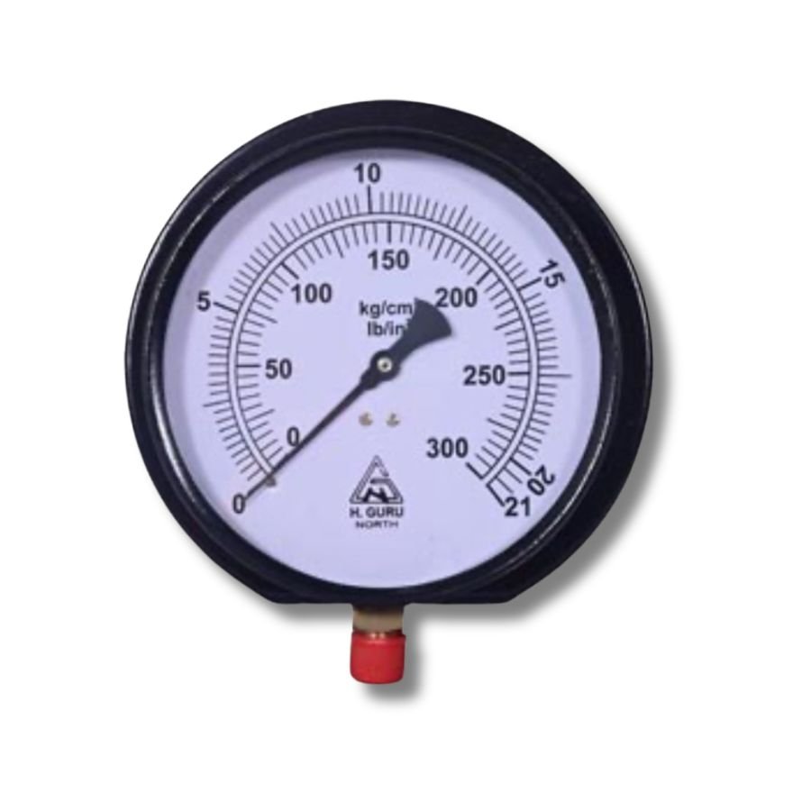 H Guru Commercial Type Pressure Gauge