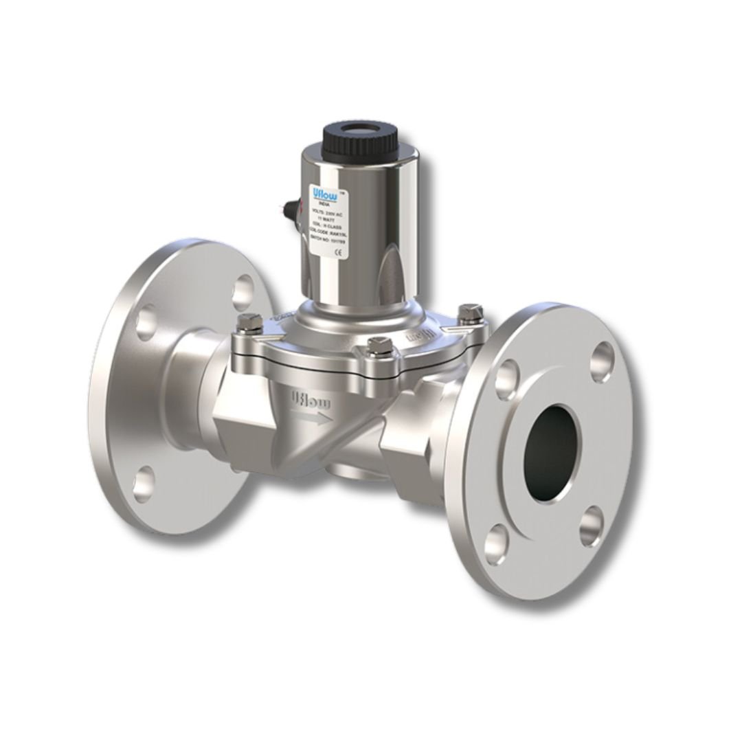 Uflow Brand Semi Lift Diaphragm Operated Solenoid Valve-Normally Closed - Image 2