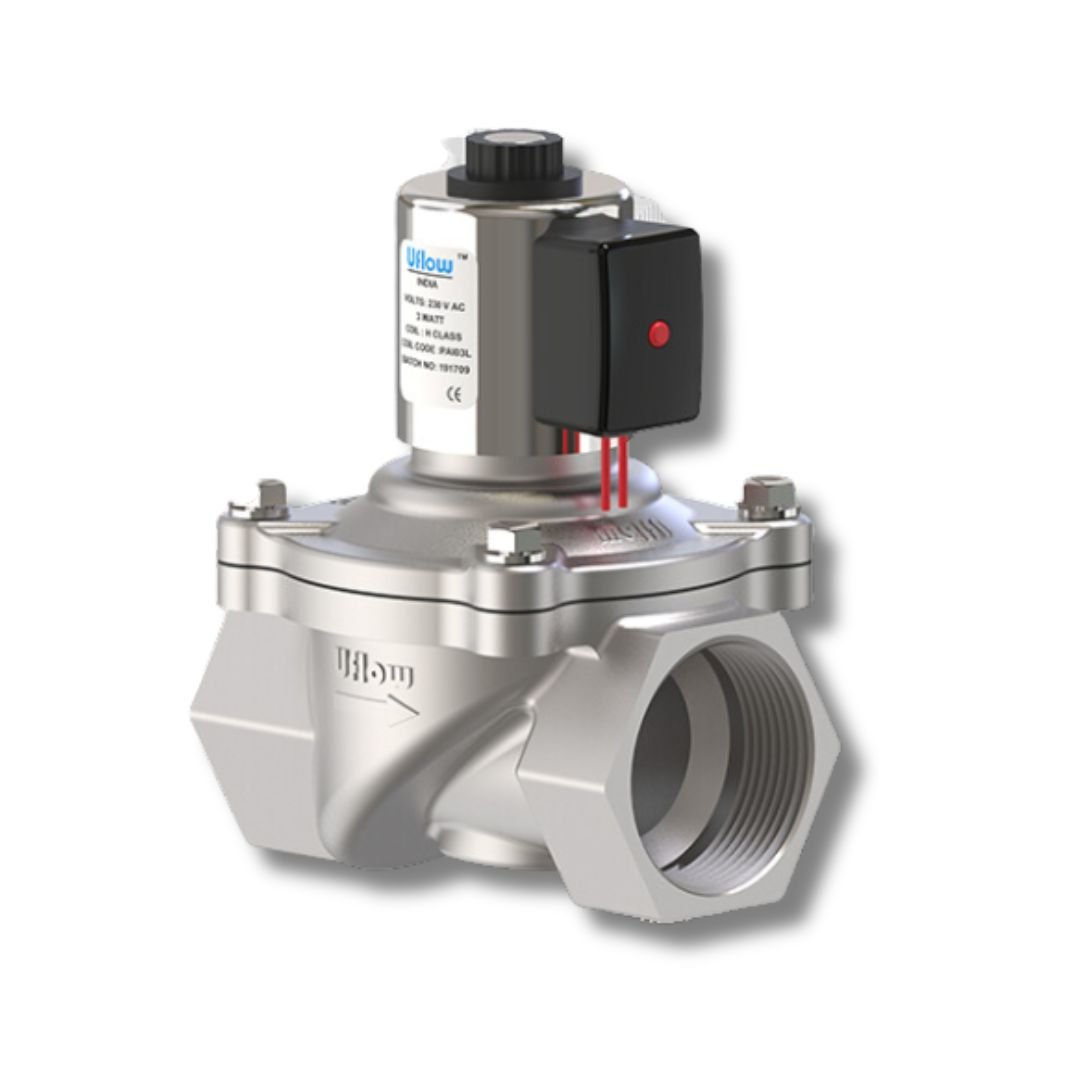 Uflow Brand Semi Lift Diaphragm Operated Solenoid Valve-Normally Closed - Image 4
