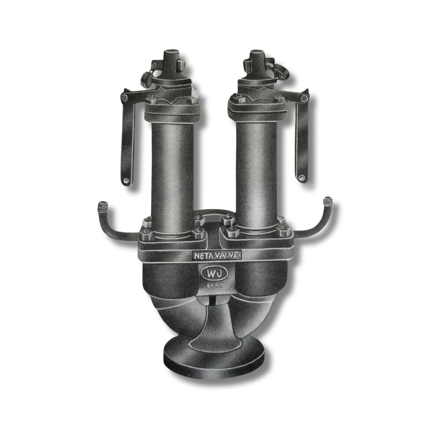 WJ Cast Iron Spring Loaded Safety Valve  Single post and Double Post